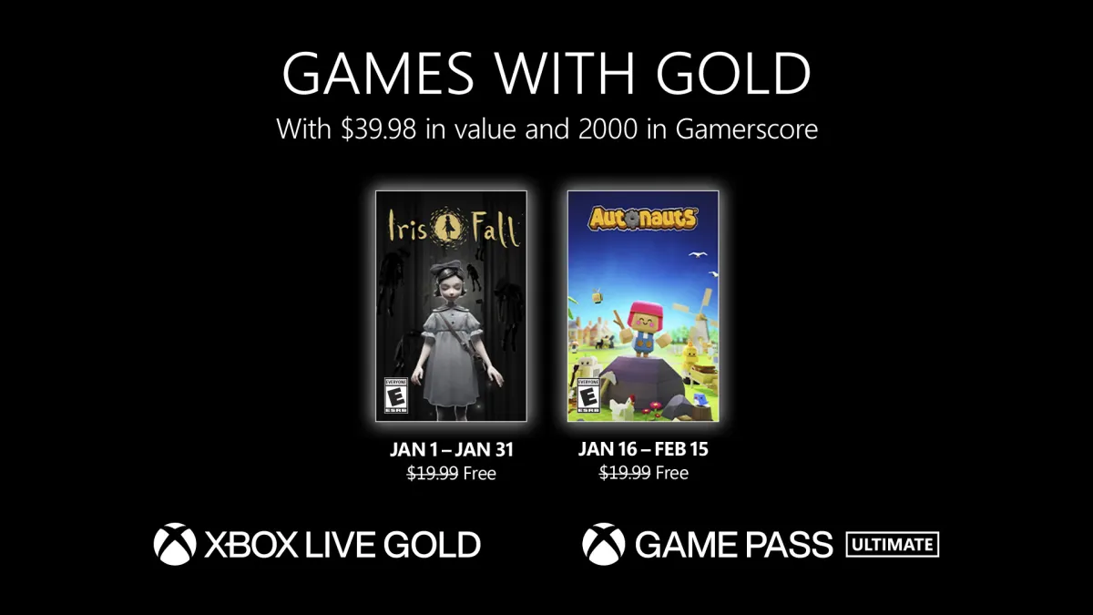 2023年1月Xbox金会员免费游戏公布 含《彩虹坠入》两款游戏