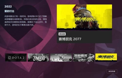 Steam大奖2022获奖名单：年度最佳游戏《艾尔登法环》、杰出剧情《战神4》