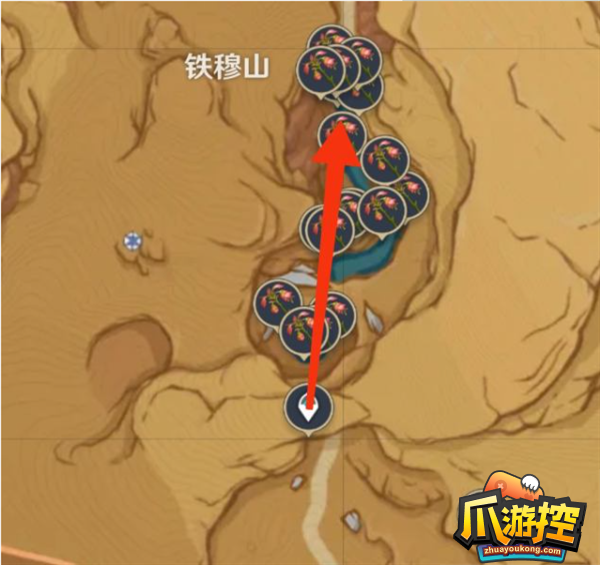 《原神》悼灵花采集路线图一览