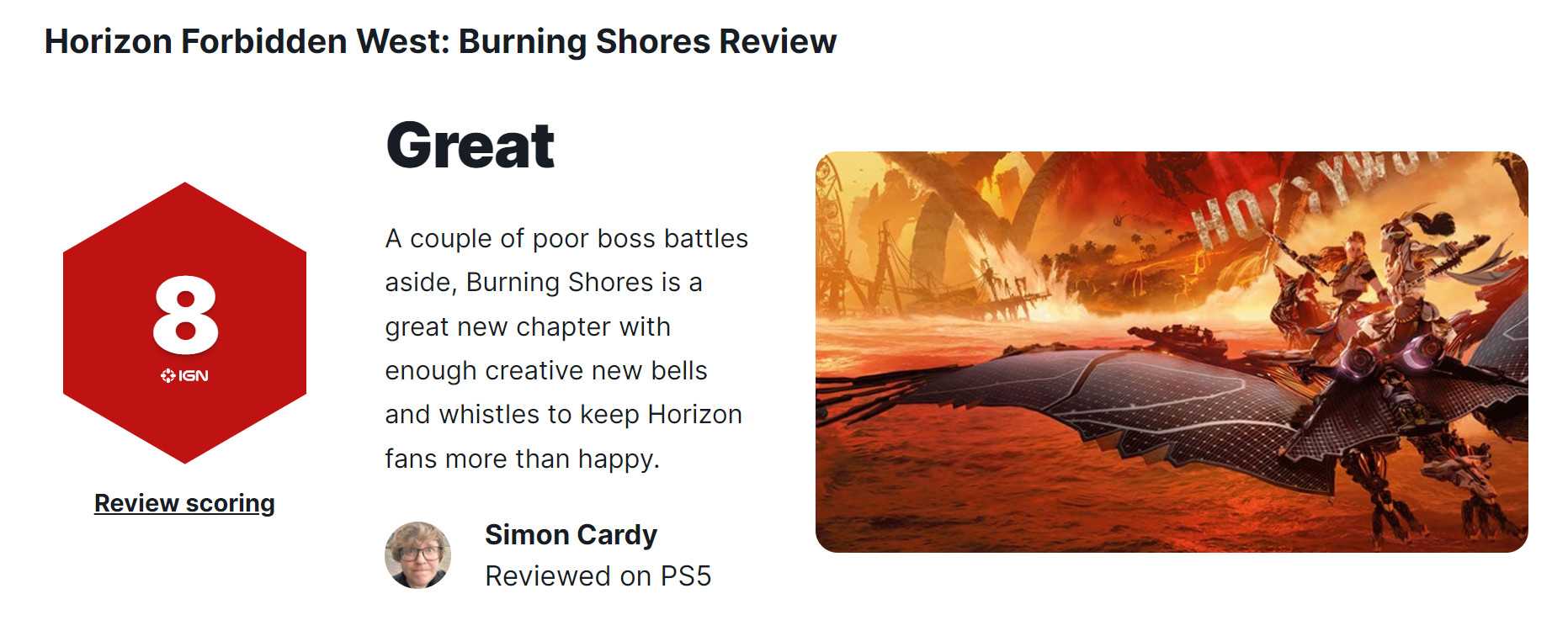 《地平线：西之绝境-炙炎海岸》IGN 8分 精美截图赏(地平线西之绝境死亡之门密码)