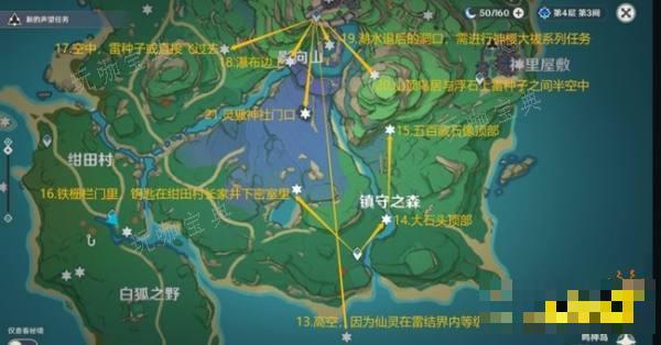 《原神》雷神瞳分布在哪些地方 雷神瞳采集地点大全