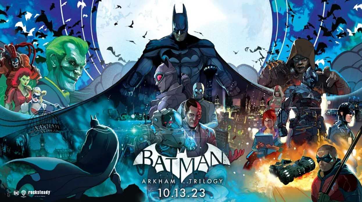 Switch版《蝙蝠侠阿卡姆三部曲》10月13日上市(switch版本)