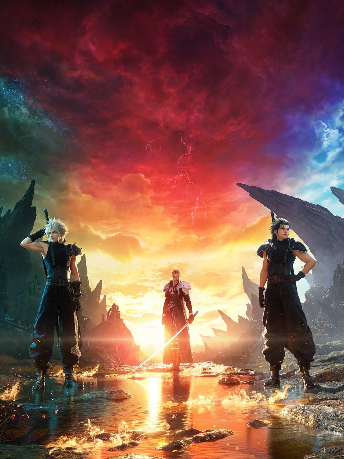 《最终幻想7：重生》官方解释游戏封面含义：三人三世界(最终幻想7重生发售时间)