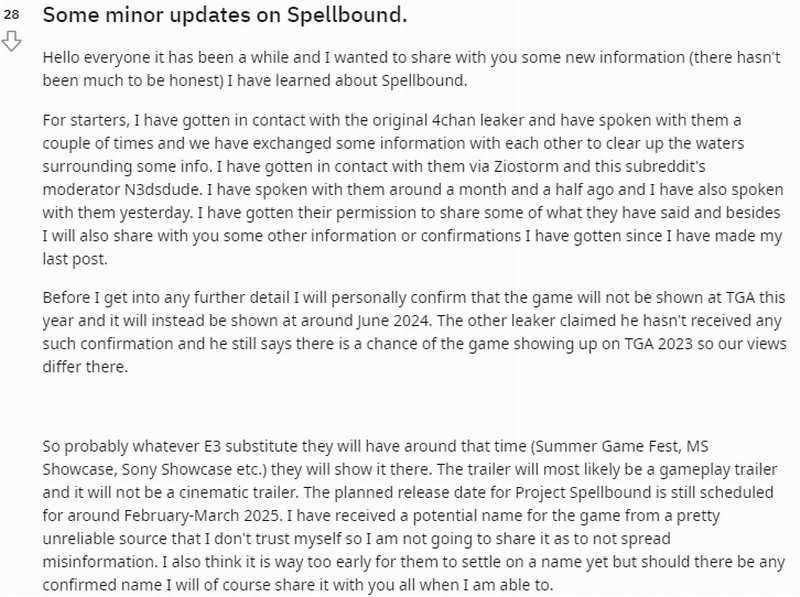 FS社新作《Spellbound》或将于2025年发售！(骨头社新作)