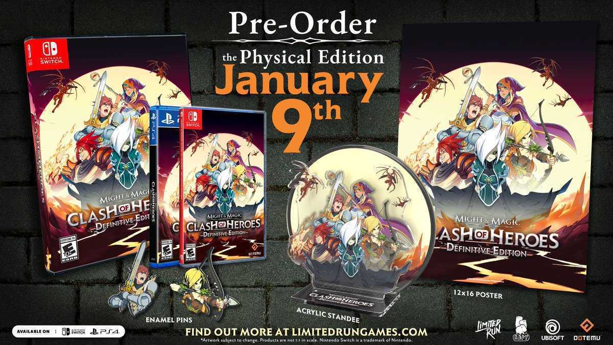 《魔法门：英雄交锋 决定版》推出PS4和Switch实体版(魔法门英雄交锋手游)