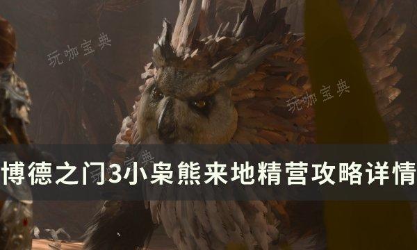 《博德之门3》小枭熊没来地精营地怎么办？小枭熊来地精营攻略详情(博德之门3小队搭配)