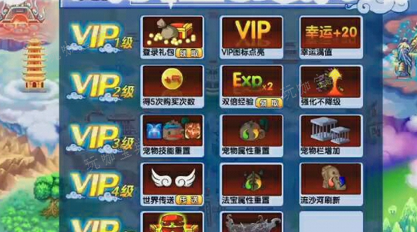 造梦西游vip1登录礼包有什么？vip1登录礼包介绍(造梦西游vip1每日礼包)
