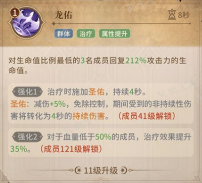 不朽家族龙裔牧师技能详解