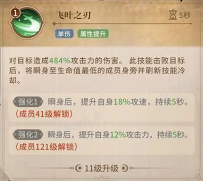 不朽家族精灵游侠技能详解