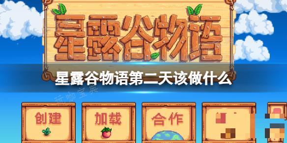 《星露谷物语》第二天该做什么？(星露谷物语第二年春天种什么)