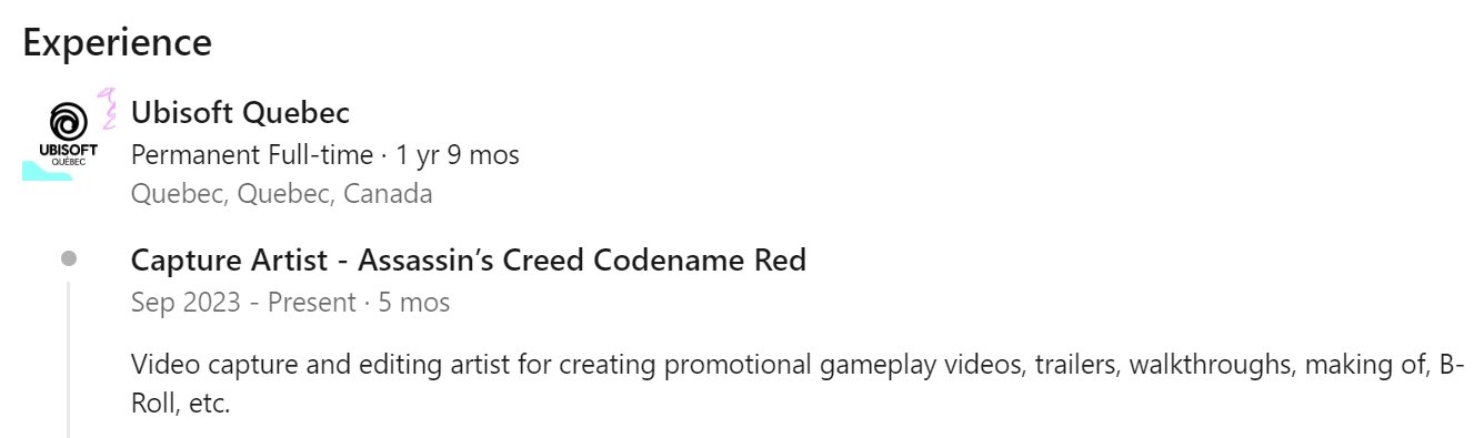 《刺客信条：RED》很快就要和玩家正式见面了(刺客信条red)