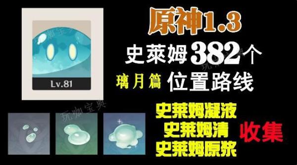 《原神》史莱姆位置图(原神史莱姆分布图)