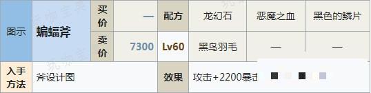 《符文工房5》蝙蝠斧怎么制作