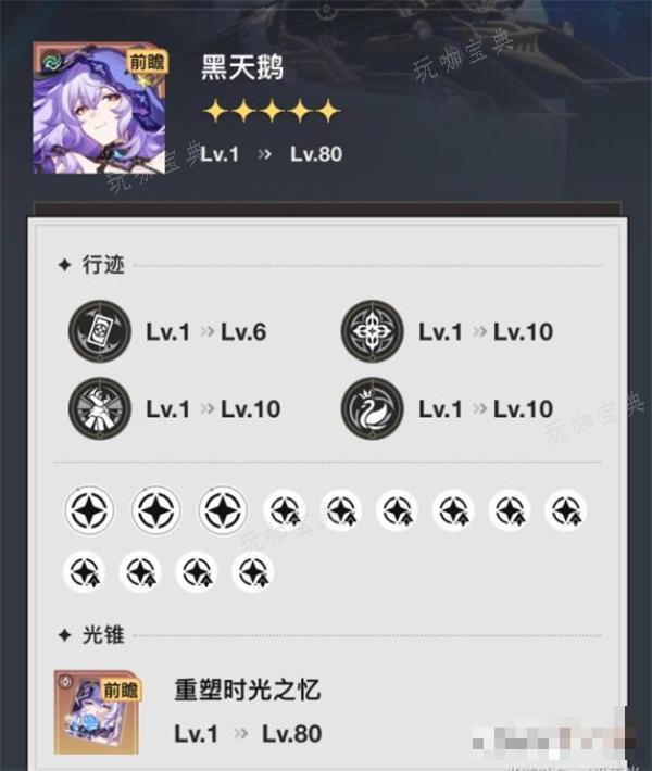 《崩坏星穹铁道》黑天鹅养成材料大全一览
