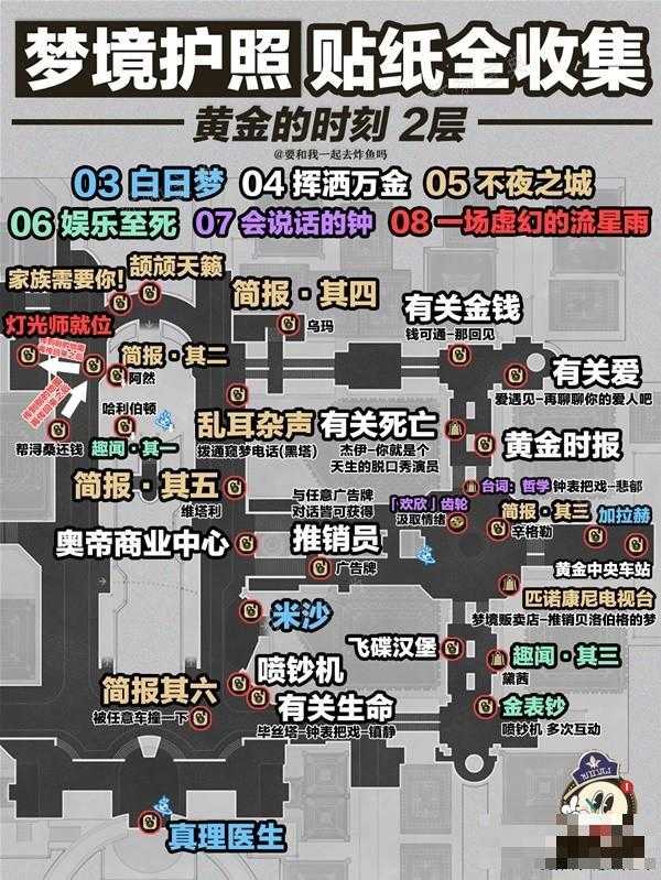 《崩坏星穹铁道》梦境护照全贴纸收集攻略(崩坏星穹铁道云游戏)