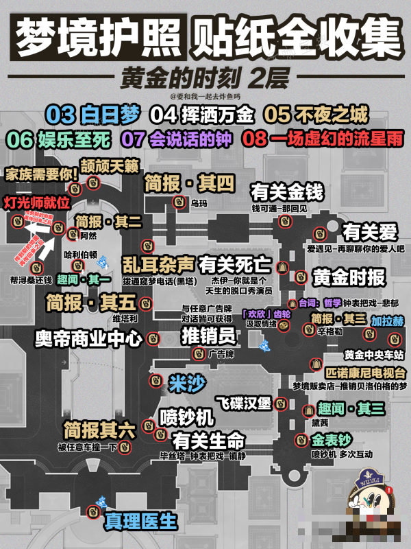 《崩坏星穹铁道》梦境护照贴纸收集大全(崩坏星穹铁道官方网页)
