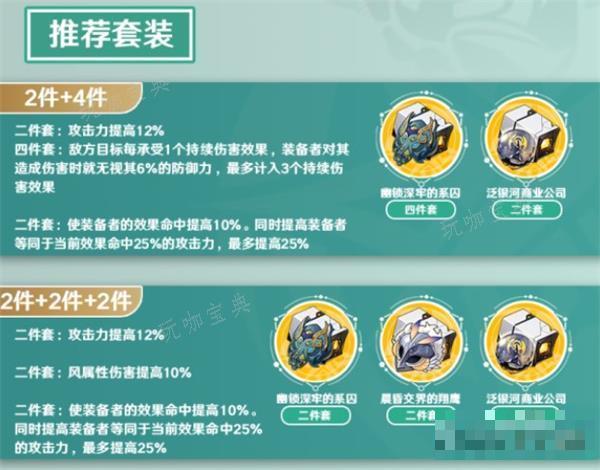 《崩坏星穹铁道》黑天鹅遗器推荐(崩坏星穹铁道2.0)