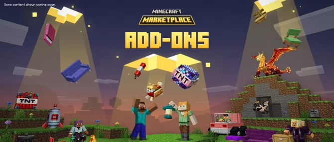 基岩版《我的世界》追加Addons功能 大量组件道具适用(基岩版我的世界钻石在第几层)