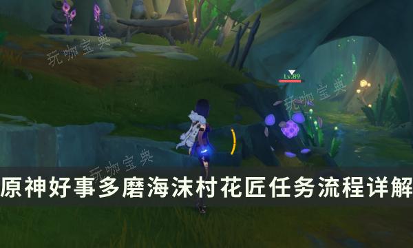 《原神》枫丹世界任务完成方法 好事多磨海沫村花匠任务流程详解(原神枫丹是哪个神)