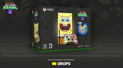 微软在百思买独家销售海绵宝宝外观Xbox游戏机(百思买rowe的优缺点)