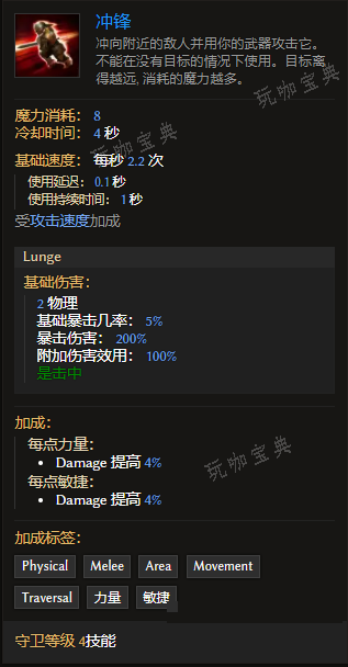 《最后纪元》守卫技能冲锋有什么特点