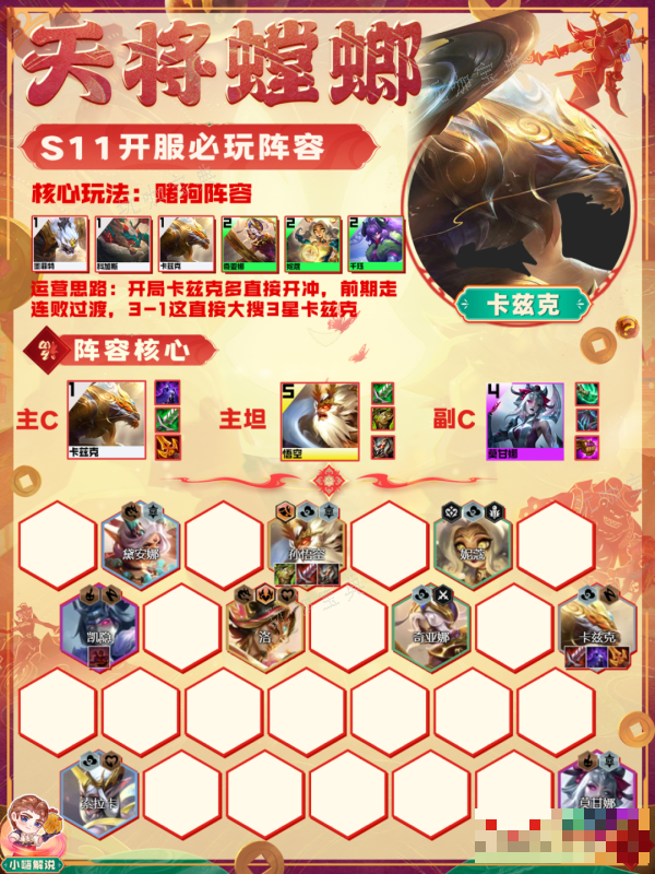 《金铲铲之战》天将螳螂阵容推荐(金铲铲之战天选福星)