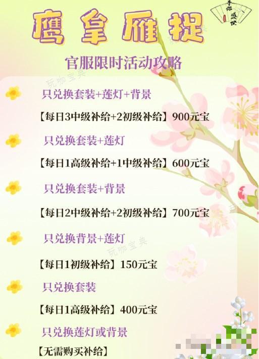 《盛世芳华》鹰拿雁捉攻略大全(盛世芳华2)