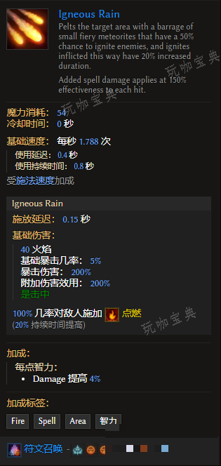 《最后纪元》召唤术流星火雨有什么特点