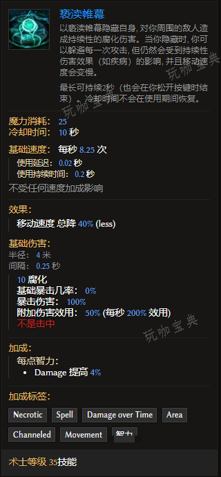 《最后纪元》术士技能亵渎帷幕有什么特点