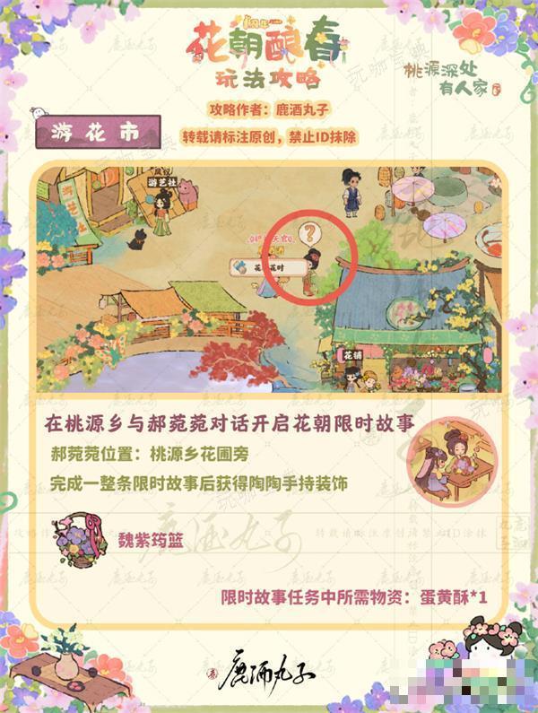 《桃源深处有人家》游花市攻略大全(桃源深处有人家花圃在哪)