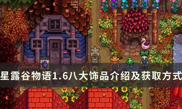 《星露谷物语》1.6版本大饰品怎么获得？1.6八大饰品介绍及获取方式(星露谷物语1.8汉化版手机下载)