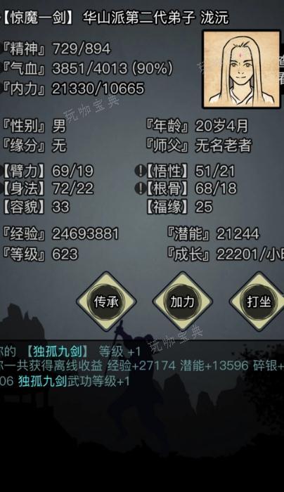 《放置江湖》华山派怎么加点？(放置江湖华山沐清风在哪)