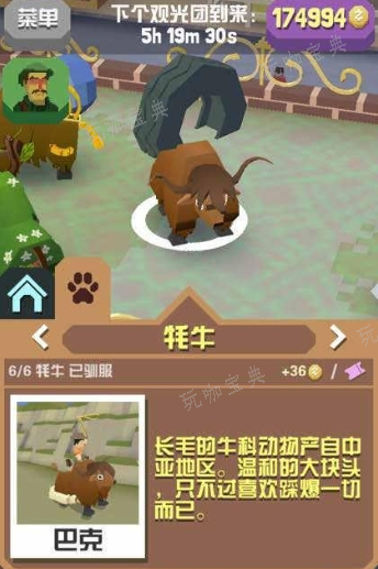 《疯狂动物园》炭烤野牛如何获得