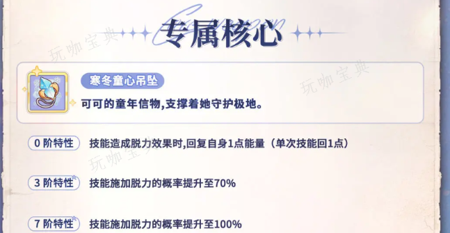 《冒险小分队》可可技能强度分析