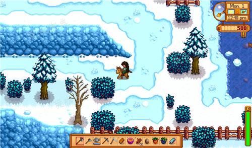 《星露谷物语》做什么雪人