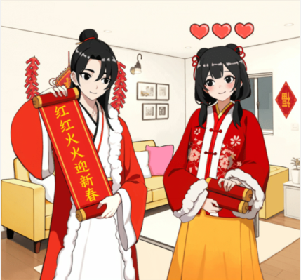 抖音想不到鸭新年对联正确对出下联答案是什么？(想不到鸭新年合照)