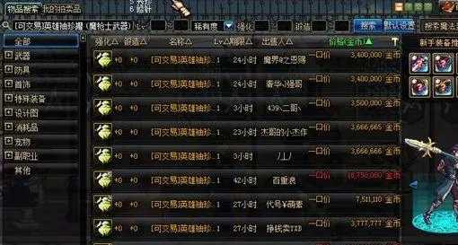 地下城与勇士赚钱的方式有哪些