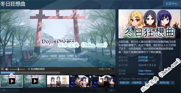 冬日狂想曲steam多少钱 冬日狂想曲steam价格(冬日狂想曲steam发售日期)