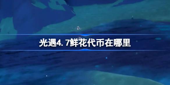 光遇4.7鲜花代币在哪里？(光遇鲜花节)