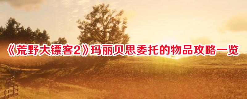 《荒野大镖客2》玛丽贝思委托的物品攻略一览(荒野大镖客2捕兽人位置)