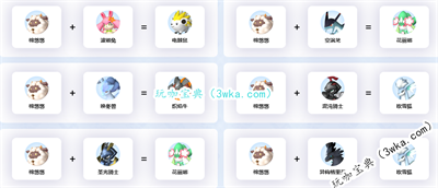 幻兽帕鲁棉悠悠配种表