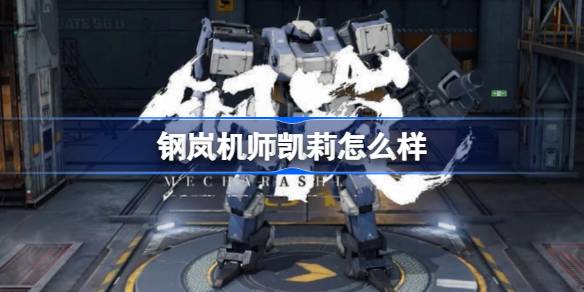 钢岚机师凯莉怎么样？(钢岚机师怎么升级)