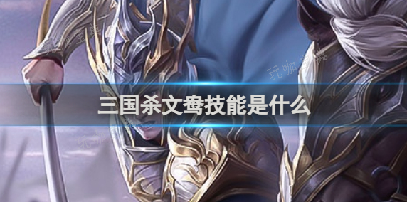 三国杀文鸯技能是什么？文鸯技能介绍(三国杀文鸯是史诗吗)
