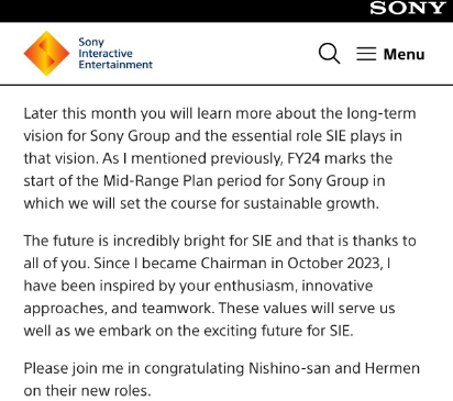 索尼暗示5月PlayStation发布会即将到来