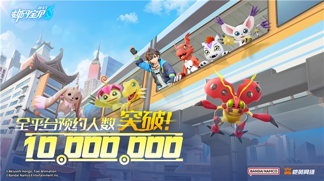 《数码宝贝：源码》预约已突破1000万，里程碑福利升级加码！(数码宝贝源代码)