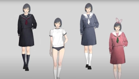 《寂静岭f》女主设计图曝光 穿体操服等很可爱(寂静岭里女主死了没)