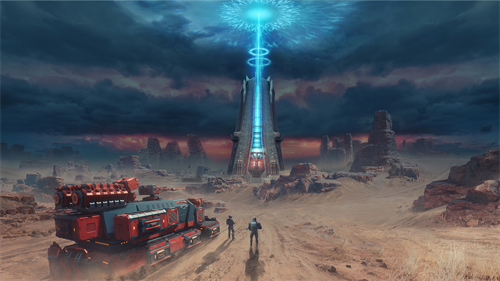 从一根木棍到装甲帝国，生存建造游戏《The Front(前线)》正式版现已上线!(一根木棍吊着方箱)