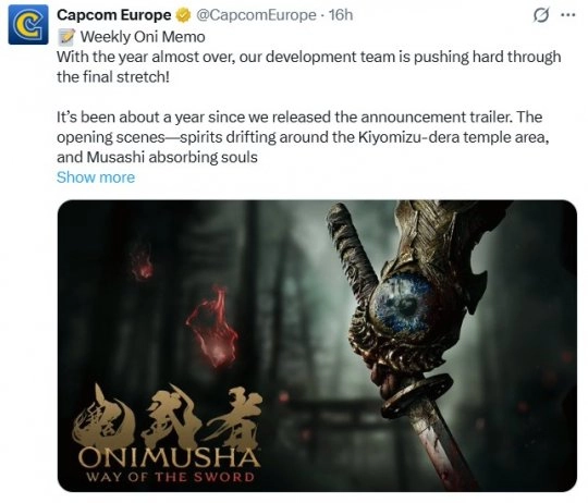 《鬼武者：剑之道》开发工作进入最后冲刺期 多支预告在筹备进程中(《鬼武者:剑之道》发售日)