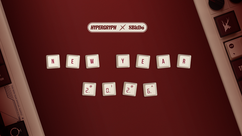 键入复古年味：八位堂 x 鹰角网络 新春联名周边套装正式发布(复古键盘推荐)