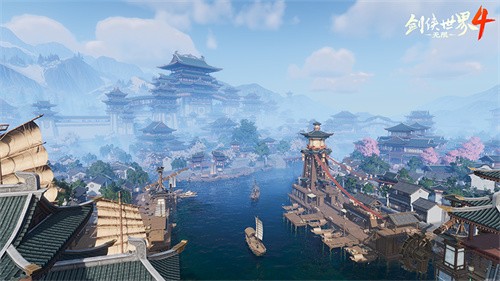 国风雅韵！《剑侠世界4：无限》高度还原东方建筑之美